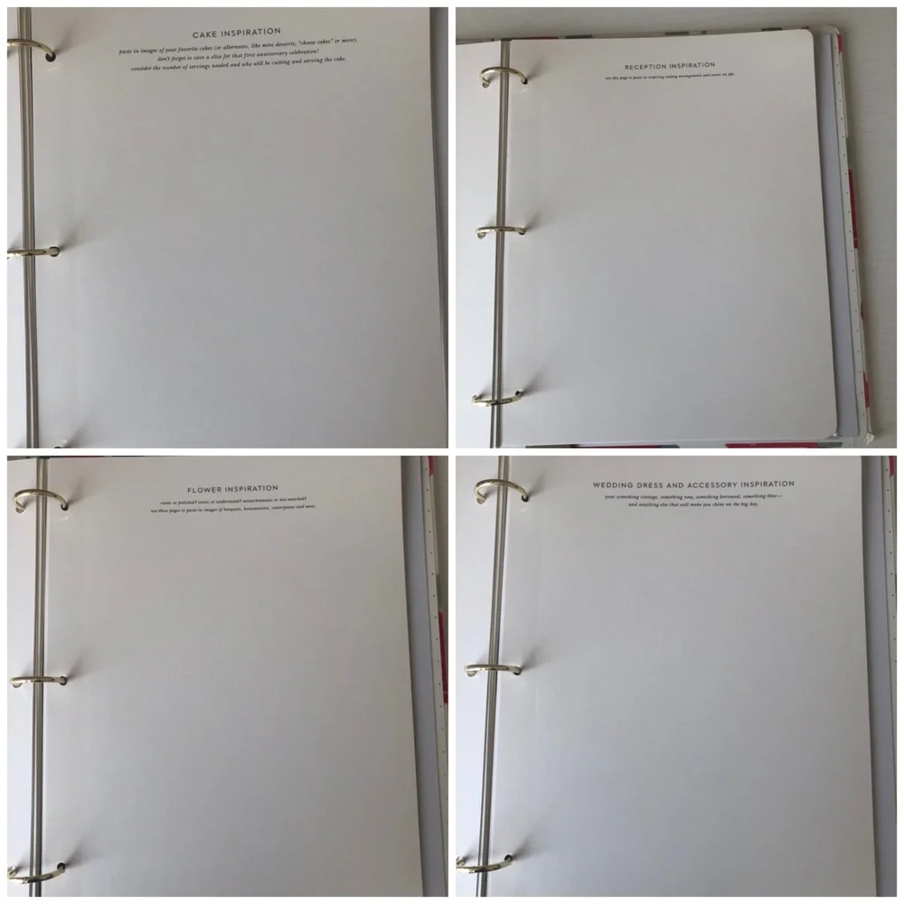 Kate Spade New York Bridal Planner - Brushy Rose Bridal Planner (NWT)